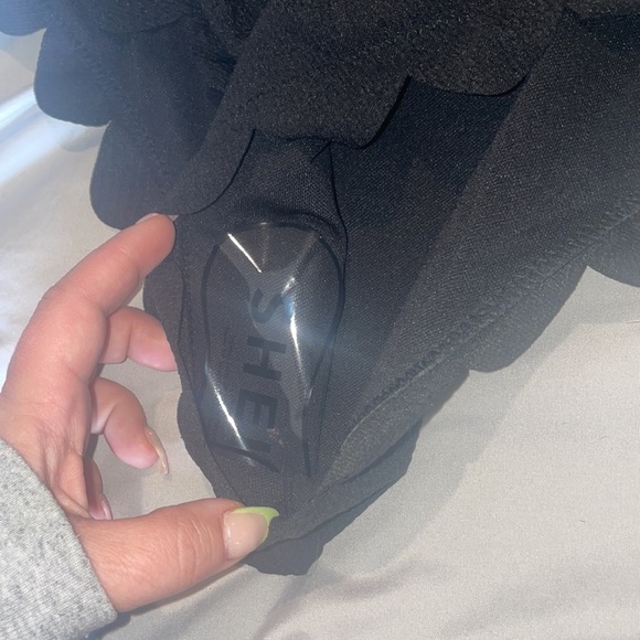 Shein black scallop high waisted bikini bottom 0XL - Picture 2 of 3